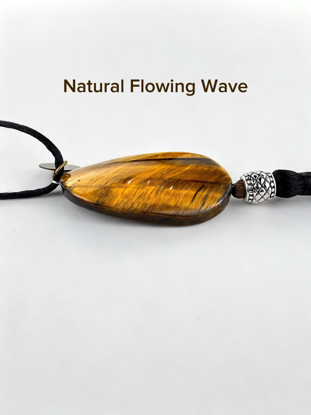 Rearview Mirror Hanger, Car Charm, Black Boho Tassel, Personalized Tiger Eye Pendant