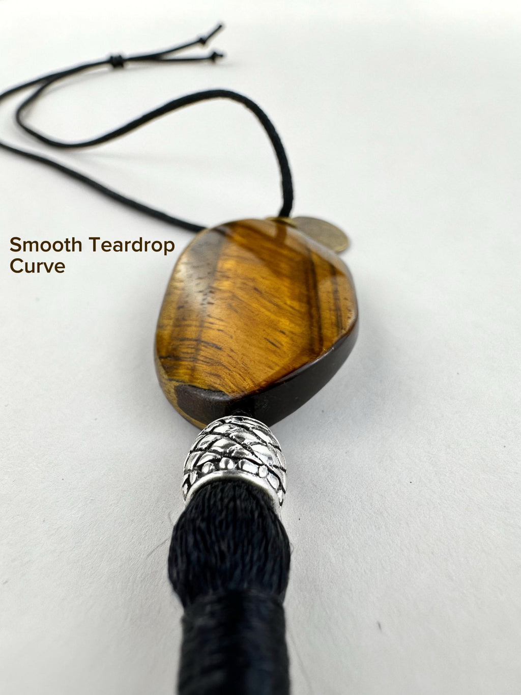 Rearview Mirror Hanger, Car Charm, Black Boho Tassel, Personalized Tiger Eye Pendant